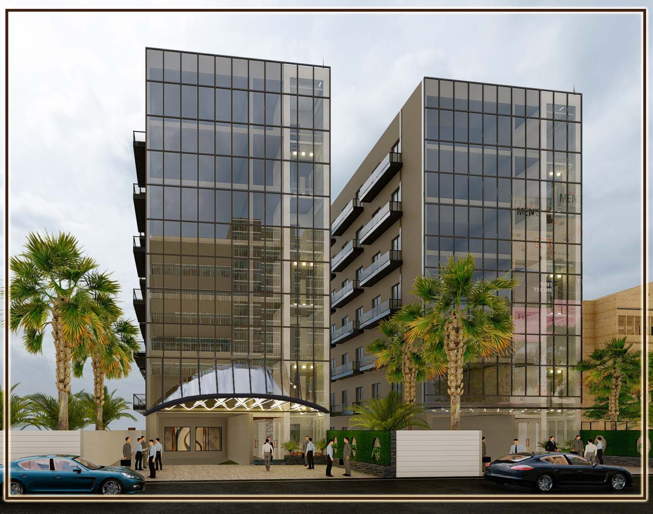 1 Kanal Commercial Plaza commercial architecture in Johar Town, Lahore