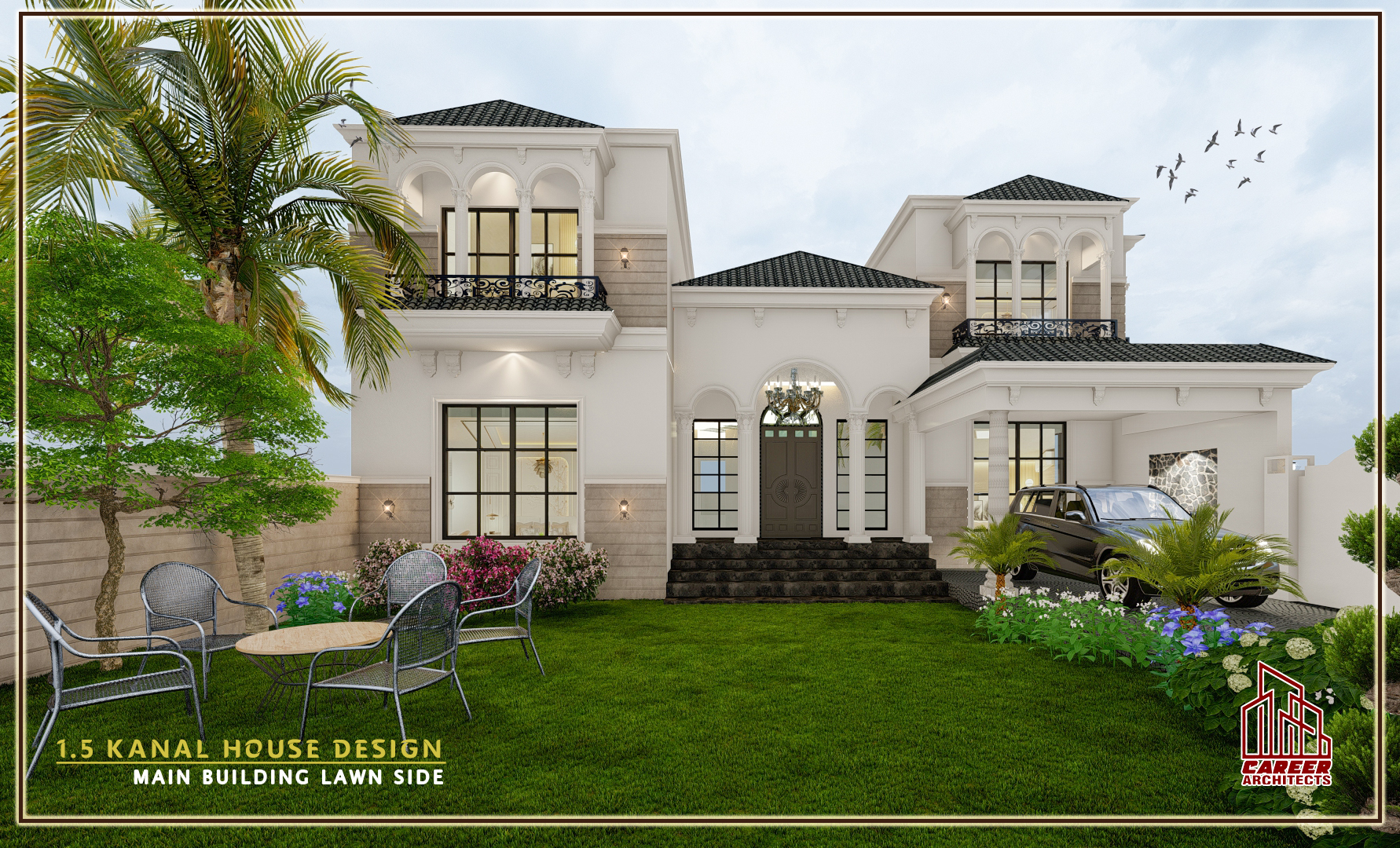 2 Kanal House residential architecture in Swat